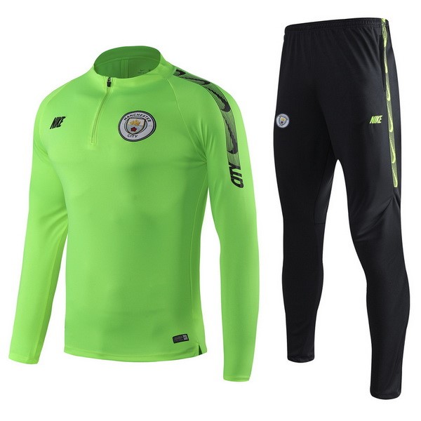 Chandal Manchester City 2019/20 Verde Fluorescente